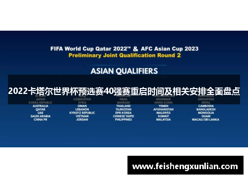 2022卡塔尔世界杯预选赛40强赛重启时间及相关安排全面盘点